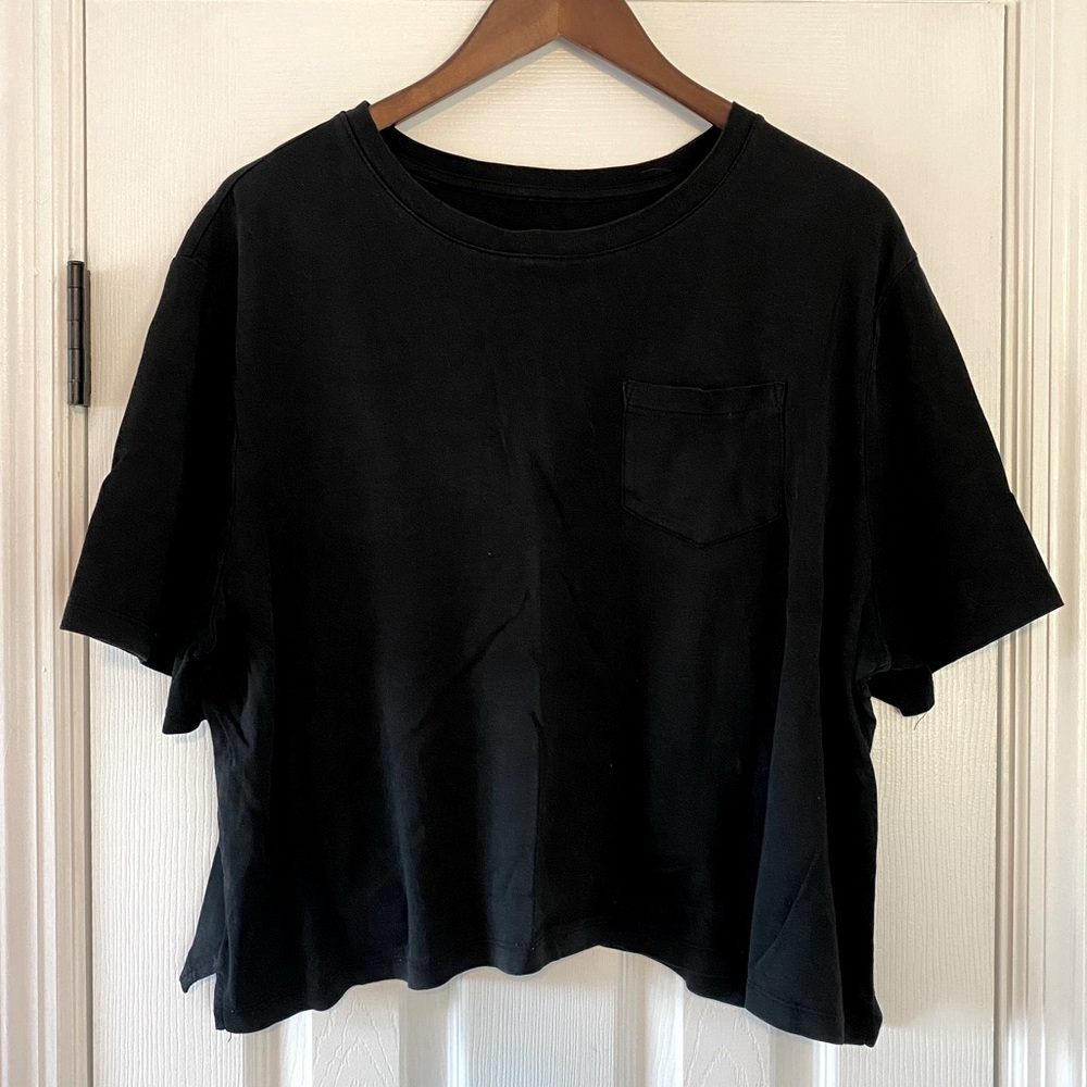 A New Day | Boxy cut cropped pocket tee | Size XXL